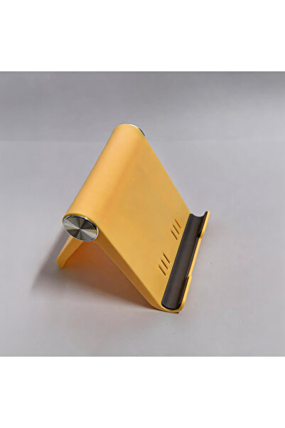 Choice3 Yellow Multi-Angle Adjustable Phone Stand, Foldable Desktop Phone Hol...