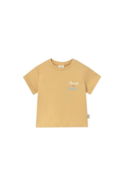 MAYORAL Tricou unisex pentru copii 1077 Galben