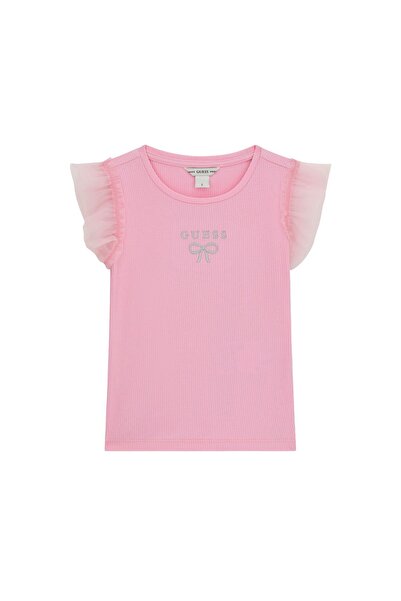 Guess Tricou de fată K6RI12KCU20 Roz