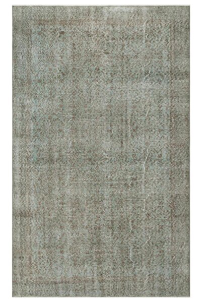 Apex El Dokuma Vintage Halı Yeşil 24352 160 cm X 265 cm