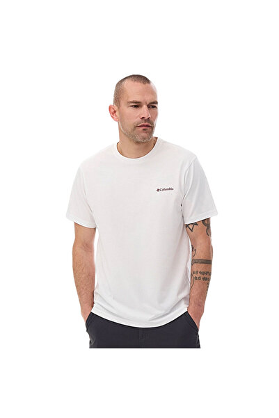 Columbia Scoped View Men's White Outdoor T-Shirt Cs0475-100