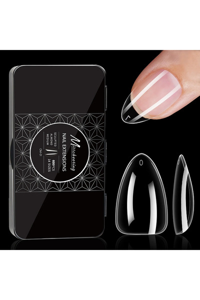Choice OM-01 14Sizes Soft Gel False Tips Box Natural Sculpted Ballet Coffin A...
