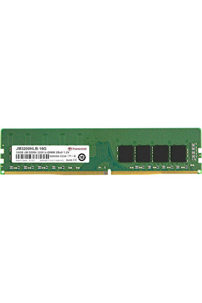 Transcend JetRam DDR4 με μονάδα 1x16GB και ταχύτητα 3200 για επιτραπέζιο υπολ...