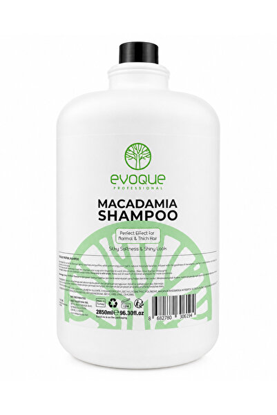 Evoque Șampon Profesional Macadamia 2850 ml – Hidratare, Netezire și Străluci...