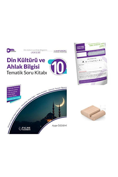 Palme Yayınevi 10.Sınıf Din Kültürü Tematik Soru Bankası -Maarif Model 2027+T...
