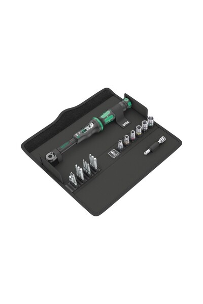 wera Tork Anahtarı A6 1/4" 2,5 - 25 Nm Set 1 Click-Tork Anahtarı Bits Uç ve S...