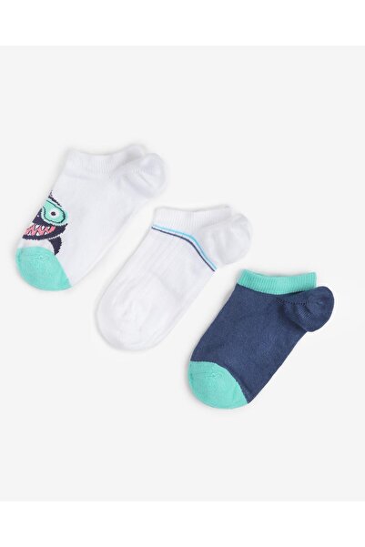 Bolero Boy's 3-Piece Invisible Socks