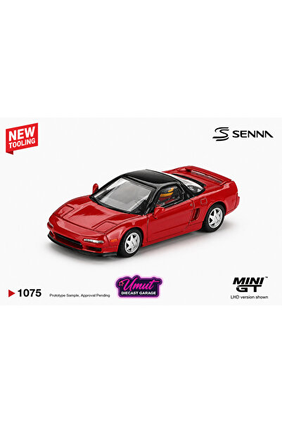 mini gt Honda Ns-X Prototype Midship Sports 1989 Ayrton Senna W/ Figure Mgt01075