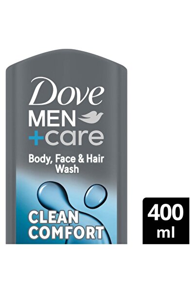 Dove Men +Care Duş Jeli Body, Face&hair Clean Comfort 400 ml