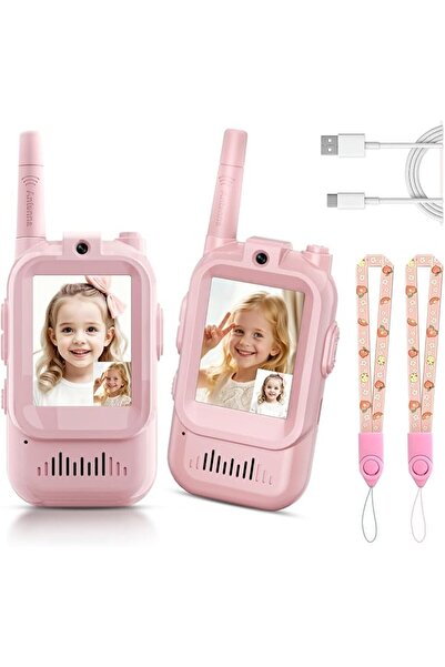 GENERAL Video Walkie Talkie for Kids, Rechargeable Handheld Walkie Talkie for...
