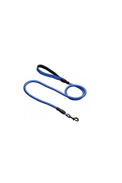 Generic Brand Lesa pentru caini, 150 cm, nylon, metal, albastru