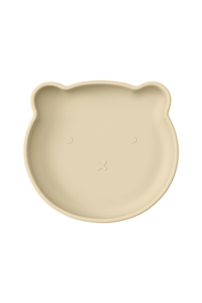 Choice4 beach sand 1PC Silicone Baby Dishes Suction Dining Plate Cartoon Bear...