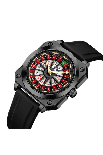 Choice 2971-H Creative Men Watch Fashion Roulette Original Quartz Movement Si...