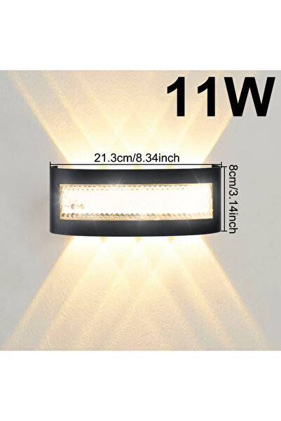 Choice 3000k-11W Modern LED Wall Lights for Indoor and Outdoor Use with Up an...