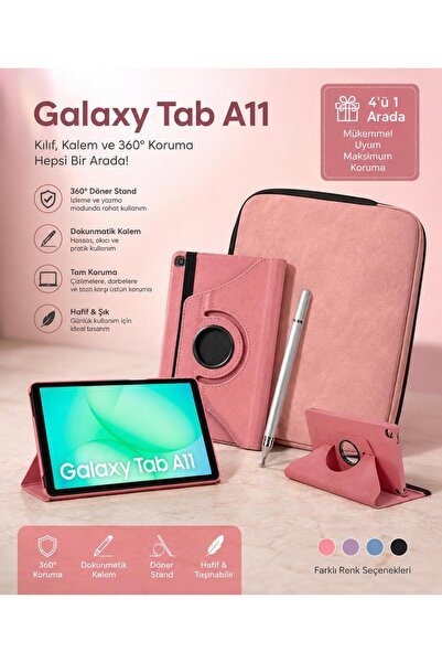 Samsung Galaxy Tab A11 4GB 64GB 8.7''İNÇ TABLET+ PEMBE KILIF