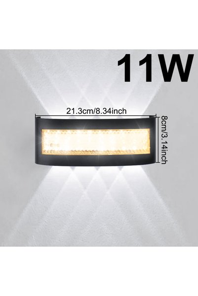 Choice مصابيح جدارية LED عصرية بقدرة 11 واط ودرجة حرارة لونية تتراوح بين 6500...