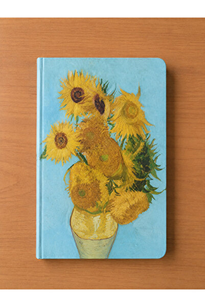 StudyEra Fine Art Collection Çizgili Defter – Vincent van Gogh / Sunflowers