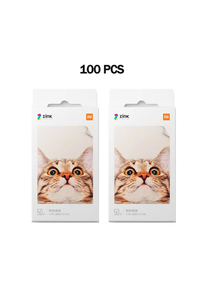 Choice ورق طباعة صور ذاتي اللصق أصلي من MIJIA ZINK Pocket Printer، 100 ورقة (...