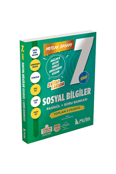 Muba Yayınları FSK7004 MB 7.Sınıf Sosyal Bilgiler Fasikül + Soru Bankası