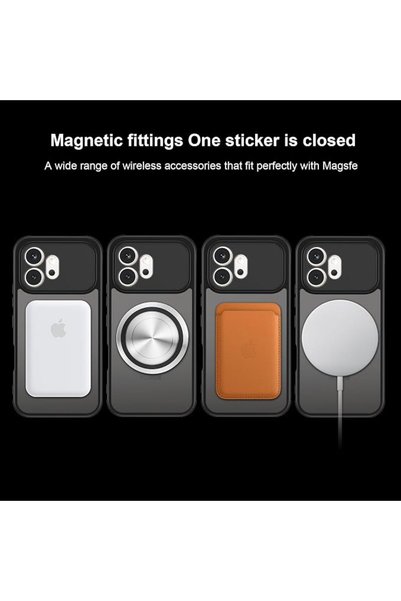 GENERAL Magnetic Mobile Phone Case for Honor 600 All-Inclusive Enhanced Camera Protection Mag Safe Compatible Slim Clear Phone Cover
