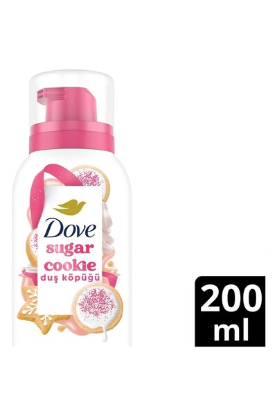 Dove Sugar Cookie Duş Köpüğü 200 ml Tatlı Koku ile Cildinizi Nazikçe Temizler...