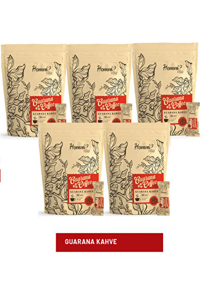 hommvita Homm Vita Guarana Coffee 30-Pack (60 Gr) - 5 Pieces