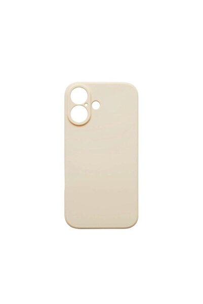 OEM Θήκη Πλάτης Σιλικόνης TPU Back Cover για Iphone 16 Plus - Χρώμα : Μπεζ