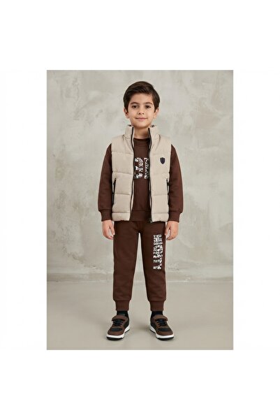 CUBBUX Boy's 3-Piece Efoşaman Suit with Inflatable Vest