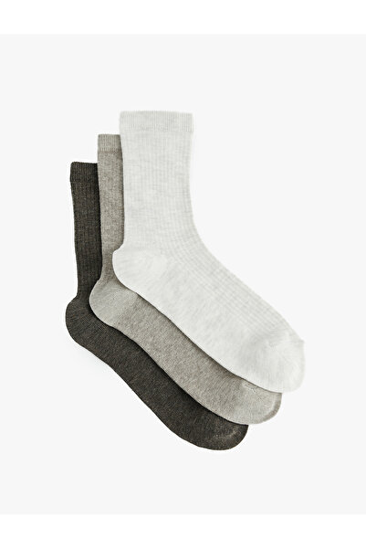 Koton Cotton 3-Piece Sock Set