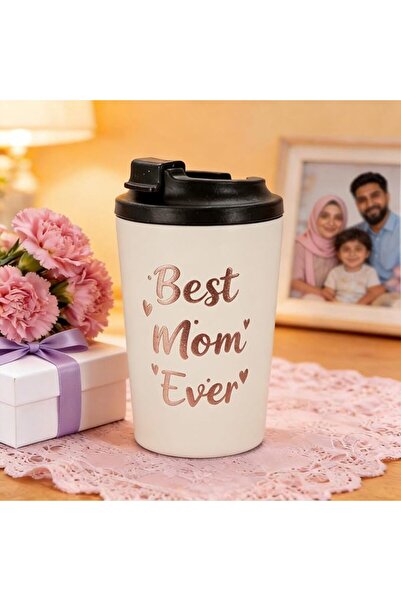 GENERAL Galladon Stainless Steel Flip-Lid Travel Mug, 12.0 Oz., Floral Purple...