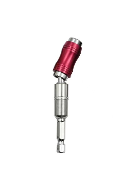 Choice Hexagonal Silver Red 1/4 "Hex Magnetic Ring Screwdriver Bits Drill Han...