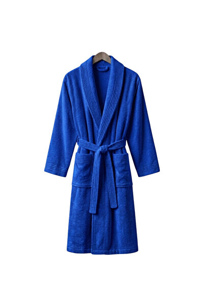 MID-TEX Halat baie, 100% bumbac, 380 GSM, albastru, 3XL
