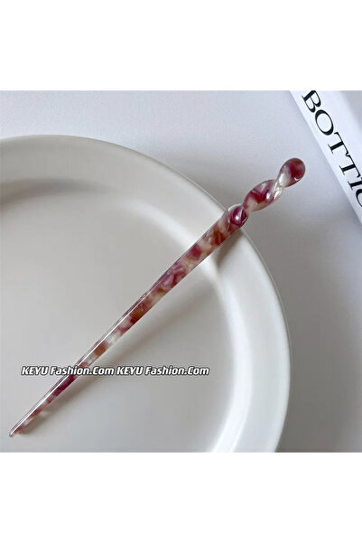 Choice Red Fashion Chinese Style Hair Sticks Vintage Acetate Chopstick Women ...