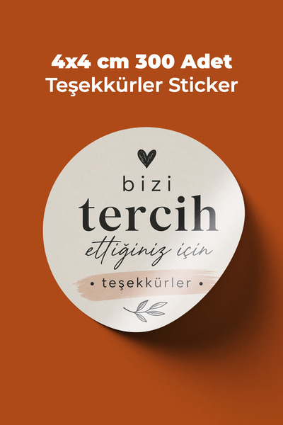 To Design Lab Bizi Tercih Ettiğiniz İçin Teşekkürler Stickerı 300 Adet 4x4 CM...
