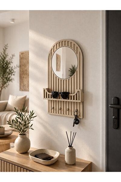 dekmar Antre Duvar Düzenleyici Aynalı Anahtarlık Organizer 32x52 cm
