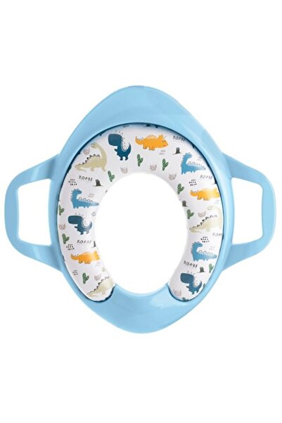saiconcept Reductor WC albastru cu mânere și model de dinozaur Honey Baby pen...