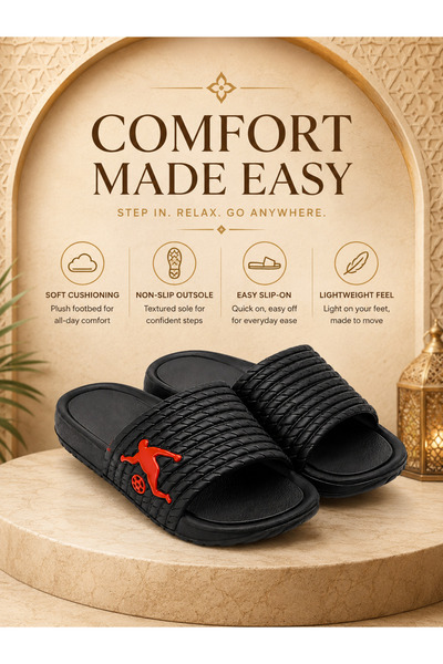 Generic Brand **العنوان العربية**: شباشب استرخاء للرجال خفيفة الوزن، نعل مريح...