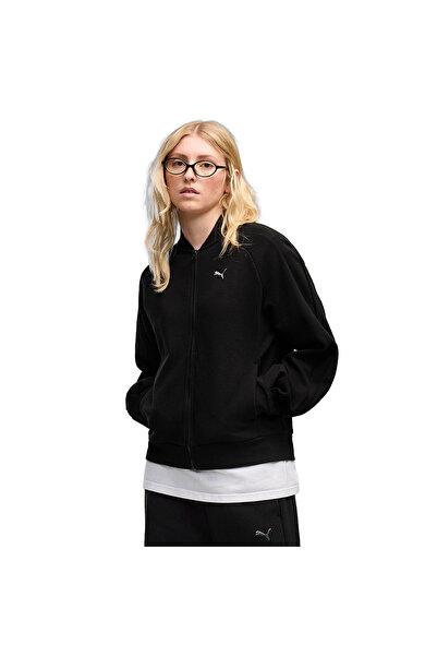 Puma Class Full-Zip Kadın Siyah Günlük Stil Ceket 69401501