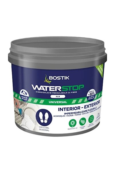 Bostik Den Braven Waterstop Waterproofing Membrane, white color, 1 kg