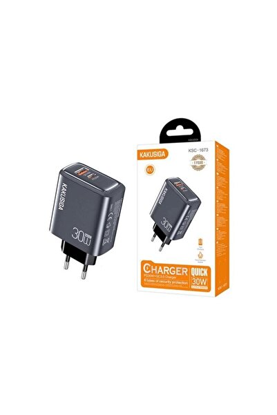 OEM KAKUSIGA KSC-1673 Φορτιστής κινητού / Mobile Fast Charger 30W με 1 Θύρα U...