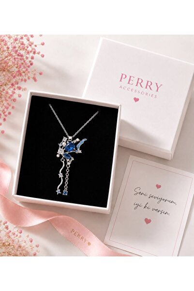 perry accessories Non Tarnish Steel Pink Winx Butterfly Necklace Dangle Steel...