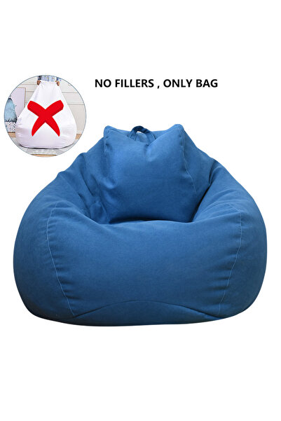 Choice12 100x120cm Large Small Lazy Sofa Cover Chairs Without Filler Linen Cl...