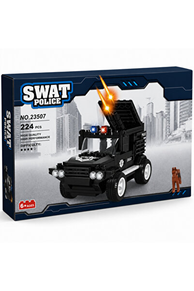 NW NessiWorld 23507 216 Piece Mini Police Vehicle