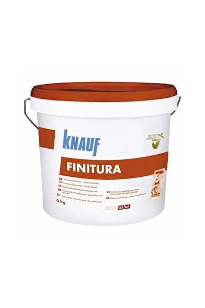 Knauf Финитура Ултра Премиум Готова мазилка, 6 кг, Бяла