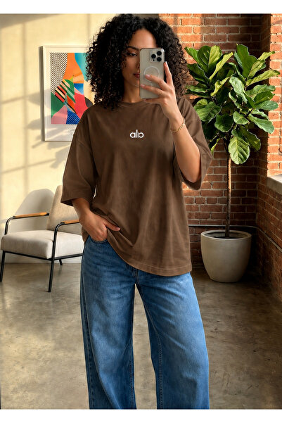 ELAN WEAR 100% Cotton Oversize Unisex T-Shirt. Suitable for Both Women and Me...