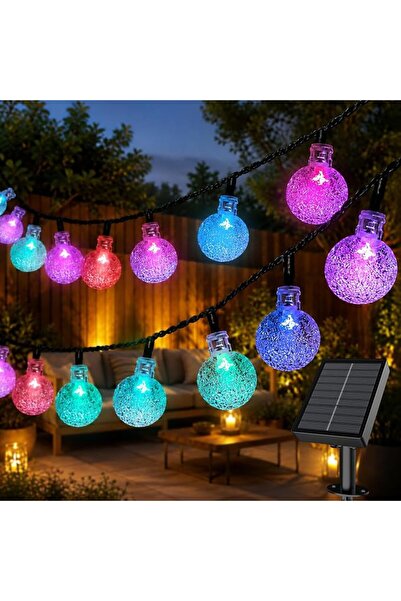 GENERAL Solar Outdoor Light String of Alucite, 10 Meters and 60 Led Waterproo...