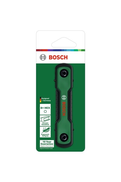 Bosch Gri 8'i 1 Arada Katlanır Alyan Anahtar Seti Yüksek Dayanıklılık ve Ergo...