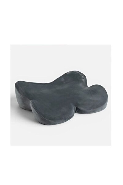 JMB Pernă anatomică din spumă cu memorie gri pentru scaun 47x39cm