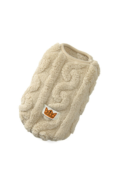 Choice L Khaki Soft Fleece Dog Clothes For Small Dogs Cats Sweater Autumn Win...