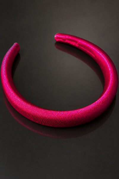 ByMerve Bym Fuchsia Pink Satin Thin Soft Women's Hair Crown Daily Stylish Acc...